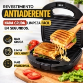Sanduicheira Elétrica Bak 750w Fast Grill - 110v