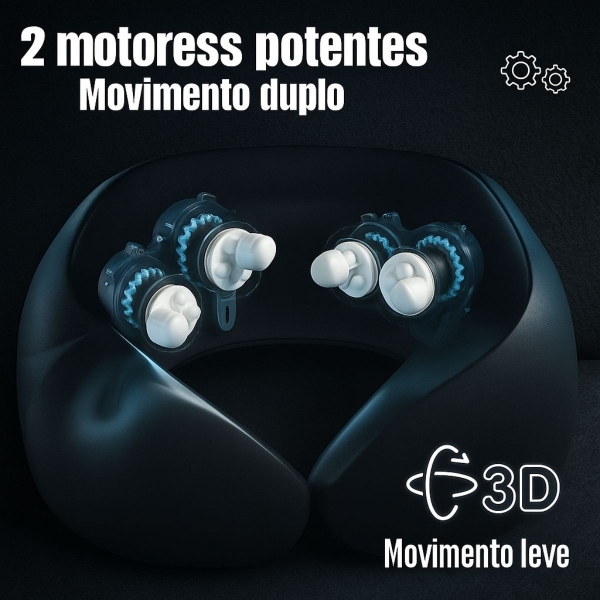 Kit Massageador pescoço e pés - Azul