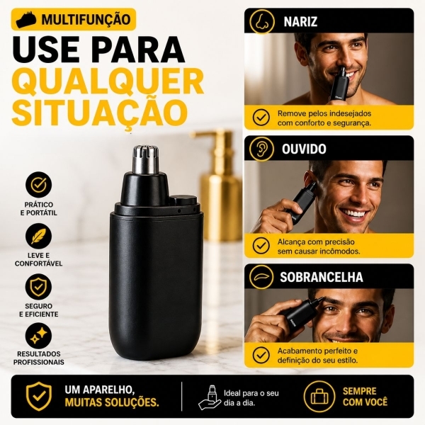 Aparador Pelos Íntimo Barbeador Depilador Corpo Prova D´agua