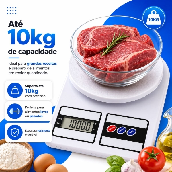 Balança De Cozinha Digital Balança Digital Doméstica Sf-400