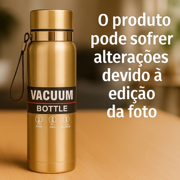 Garrafa Vacuum 800ml - Dourada