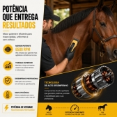 Kit Máquina de Tosa B-MAX + Luva Removedora de Pelos PETS
