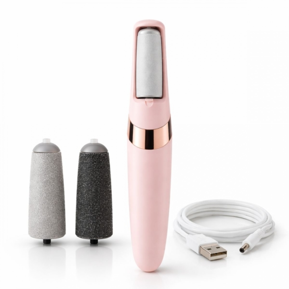 Lixa Elétrica Para Pés Profissional USB Com LED Removedor De Calos E Rachaduras