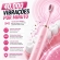 Escova Elétrica Sônica Recarregável USB IPX7 6 Modos + 4 Refis - Rosa