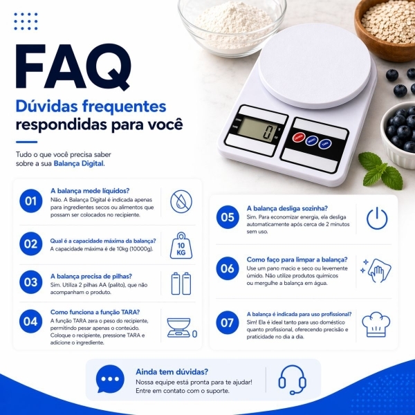 Kit Faca Serrilhada 24cm Inox Profissional Com Balanca Digital 10kg