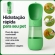 Garrafa Portátil Pet 2 em 1 Água e Ração 370ml Passeio - Verde