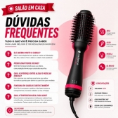 Escova secadora 4 em 1 Cadence Ceramica Ionizada Turmalina