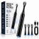 Escova Elétrica Sônica Recarregável USB IPX7 6 Modos + 4 Refis - Preto