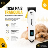 Máquina De Tosa Bmax Profissional Sem Fio Silenciosa