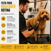 Kit Máquina de Tosa B-MAX + Luva Removedora de Pelos PETS