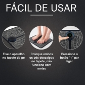 Kit Massageador pescoço e pés - Marrom