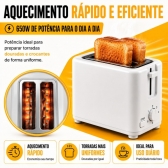 Torradeira Elétrica Tostadeira 5 Niveis De Tostagem 110v