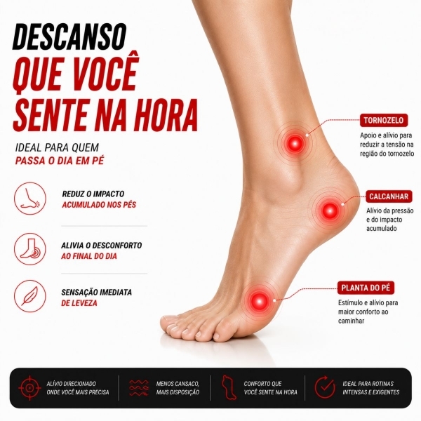 Massageador Muscular Profissional Triangular Ergonômica