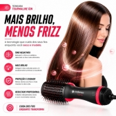 Escova secadora 4 em 1 Cadence Ceramica Ionizada Turmalina