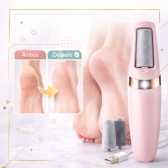 Lixa Elétrica Para Pés Profissional USB Com LED Removedor De Calos E Rachaduras