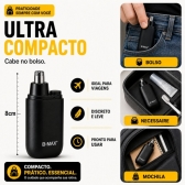 Kit Maquina Profissional Cortar Cabelo Acabamento Aparador Preto