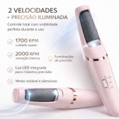 Lixa Elétrica Para Pés Profissional USB Com LED Removedor De Calos E Rachaduras