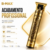 Kit Maquina De Cortar Cabelo Dragao Aparador Pelos De Nariz