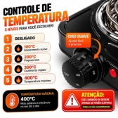 Fogão Eletrico 2 bocas
