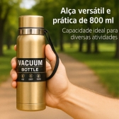 Garrafa Vacuum 800ml - Dourada