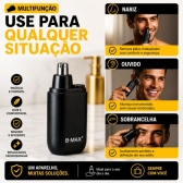 Kit Maquina De Cortar Cabelo Dragao Aparador Pelos De Nariz