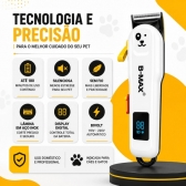 Máquina De Tosa Bmax Profissional Sem Fio Silenciosa