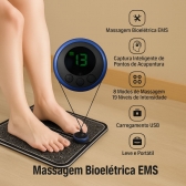 Kit Massageador pescoço e pés - Marrom
