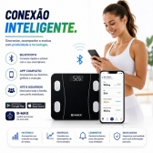 Balança Bioimpedância Imc Digital Aplicativo Bluetooth 180kg