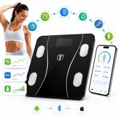 Balança Bioimpedância Imc Digital Aplicativo Bluetooth 180kg