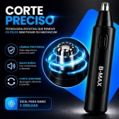 Máquina Aparador Cortador de pelos de nariz e orelha USB