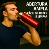 Garrafa Vacuum 800ml - Vermelho