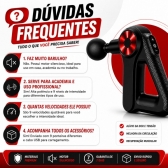 Massageador Muscular Profissional Triangular Ergonômica