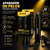 Máquina Aparador Cortador de pelos de nariz e orelha USB