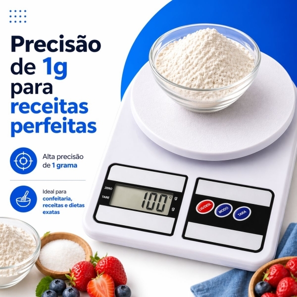 Balança De Cozinha Digital Balança Digital Doméstica Sf-400