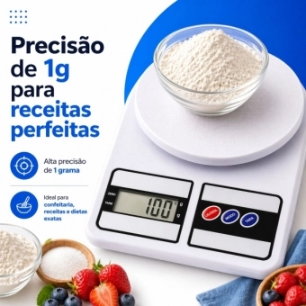 Balança De Cozinha Digital Balança Digital Doméstica Sf-400