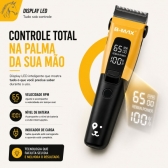 Kit Máquina de Tosa B-MAX + Luva Removedora de Pelos PETS