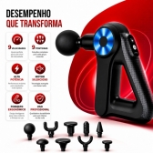 Massageador Muscular Profissional Triangular Ergonômica