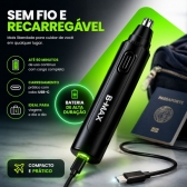 Máquina Aparador Cortador de pelos de nariz e orelha USB