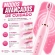 Escova Elétrica Sônica Recarregável USB IPX7 6 Modos + 4 Refis - Rosa