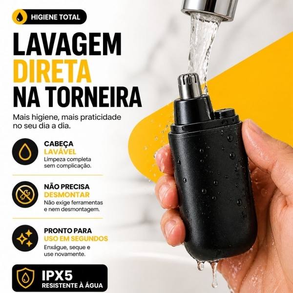 Aparador Pelos Íntimo Barbeador Depilador Corpo Prova D´agua