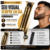 Kit Maquina De Cortar Cabelo Dragao Aparador Pelos De Nariz