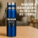 Garrafa Vacuum 800ml - Azul_Prata