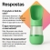 Garrafa Portátil Pet 2 em 1 Água e Ração 370ml Passeio - Verde