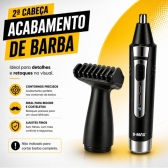 Máquina Aparador Pelos Elétrico Nariz Ouvido Sem Fio Bivolt