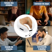 Kit Massageador pescoço e pés - Marrom